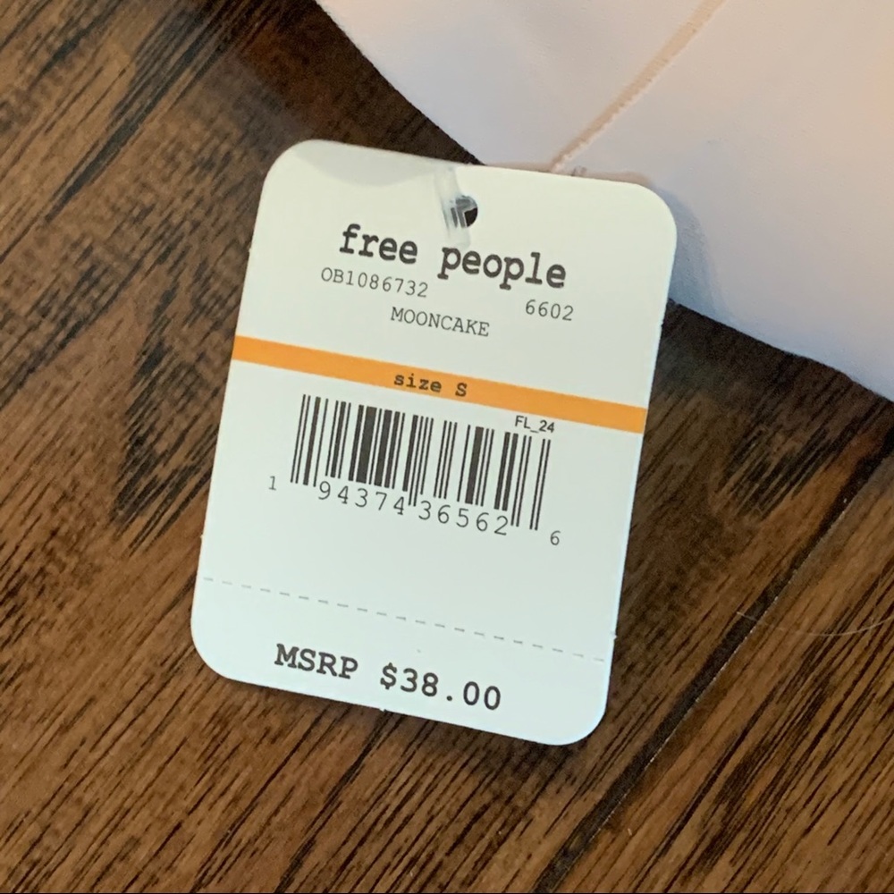 Back in Stock!! Small NWT Free People Erin Neo Plunge Scuba Bralette Mooncake - Picture 7 of 9